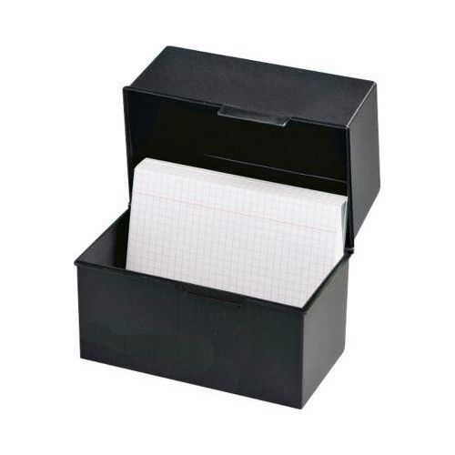 4012473975132 - Karteikasten 228 x 171 x 102 cm (B x H x T) DIN A5 quer 500 Karten Polystyrol schwarz 4012473975132 - Karteikasten 228 x 171 x 102 cm (B x H x T) DIN A5 quer 500 Karten Polystyrol schwarz