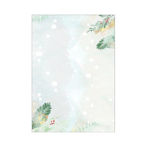 4004360778360 - Weihnachtsbriefpapier Christmas Forest Motiv DIN A4 90 gqm 100 Blatt 4004360778360 100 Blatt