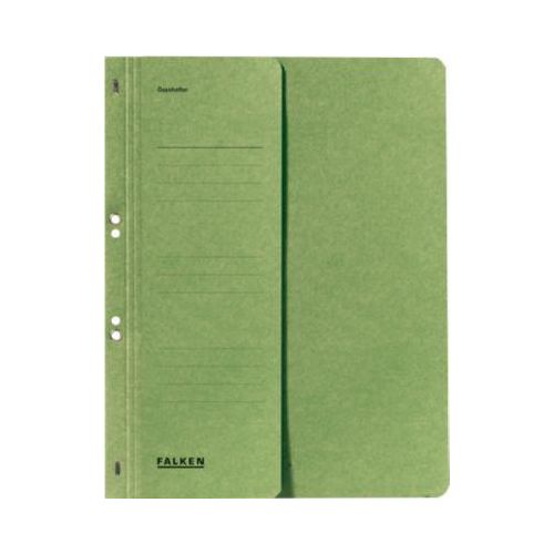 4014481501211 - Ösenhefter 80000490 A4 grün halber Vorderdeckel Recyclingkarton 250g 4014481501211 Falken