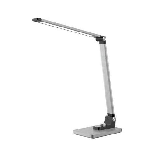 3660141963656 - meet powered by Paperflow JOA LED-Tischleuchte Gebürstetes Silber 400 lm (500 Lux) Qi-Ladepad 10W CCT-Modus