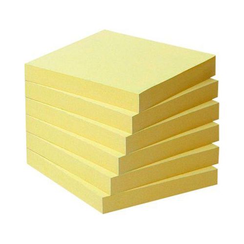 4054596723139 - Haftnotiz Recycling Notes 76 x 76 mm (B x H) gelb 100 Bl Block 6 Block Pack 6 Stück