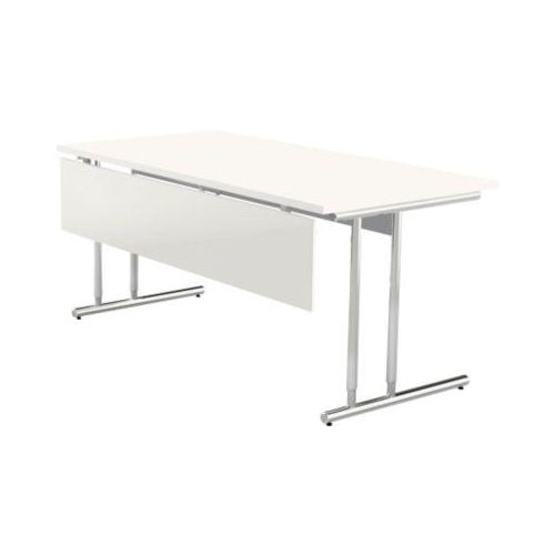 4044917426832 - Knieraumblende Toledo für Schreibtische ab Breite 1600 mm B 1450 x H 300 mm weiß