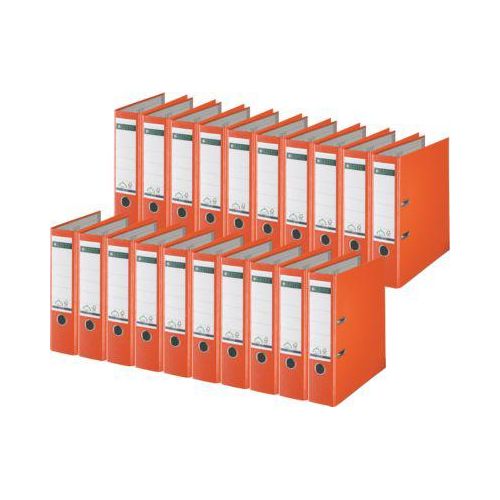 4002432489985 - LEITZ® Ordner 1010 DIN A4 Rückenbreite 80 mm 20 Stück orange 4002432489985 - LEITZ® Ordner 1010 DIN A4 Rückenbreite 80 mm 20 Stück orange