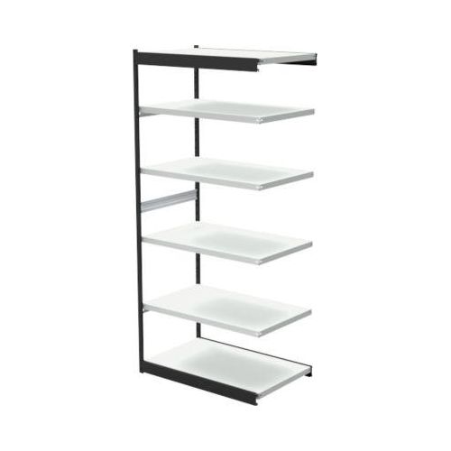 4044917036307 - Stahlregal PROGRESS 2000 Regalfeld ohne Rückwand H 2250 x B 1000 x T 600 mm Rahmen schwarz