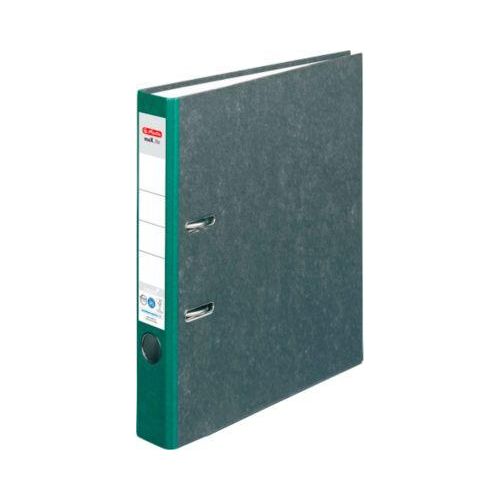 4008115141508 - Ordner herlitz maXfile nature DIN A4 Rückenschild geklebt Hartpappe Rückenbreite 50 mm grün 1 Stück