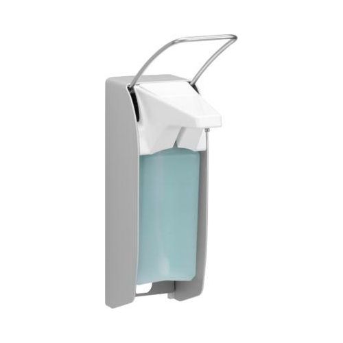 4054009139755 - Seifenspender Ingo-Man Wandmontage manuell bis 1000 ml B 95 x T 170 x H 350 mm Aluminium & Stahl inkl 500 ml Desinfektionsmittel