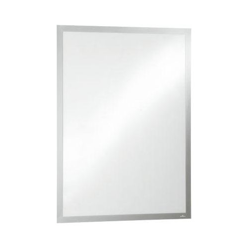 4005546732435 - Inforahmen DURAFRAME® Poster A1 Hoch- Querformat für 2 Poster selbstklebend aufklappbarer Magnetrahmen B 639 x T 28 x H 886 mm PET silber