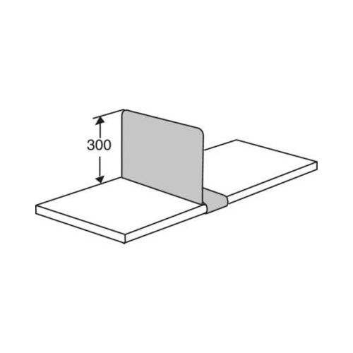 4044917188006 - Fachteiler für Steckregal Stora 100 verschiebbar H 300 x T 400 mm