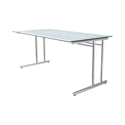 4044917434103 - Schreibtisch 11764982 manuell höhenverstellbar 68 - 82cm (H) 160cmx80cm (BxT) rechteckig Milchglas chrom 4044917434103 Ker 4044917434103 - Schreibtisch 11764982 manuell höhenverstellbar 68 - 82cm (H) 160cmx80cm (BxT) rechteckig Milchglas chrom 4044917434103 Ker