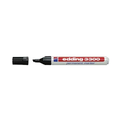 4004764010196 - edding 3300 Permanentmarker Breit Keilspitze 1 - 5 mm Schwarz Nachfüllbar Wasserbeständig 4004764010196 - edding 3300 Permanentmarker Breit Keilspitze 1 - 5 mm Schwarz Nachfüllbar Wasserbeständig