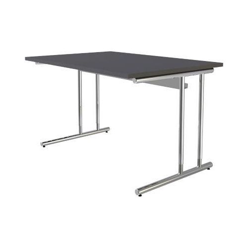 4044917433939 - Schreibtisch 11765013 manuell höhenverstellbar 68 - 82cm (H) 120cmx80cm (BxT) rechteckig anthrazit chrom 4044917433939 Ker 4044917433939 - Schreibtisch 11765013 manuell höhenverstellbar 68 - 82cm (H) 120cmx80cm (BxT) rechteckig anthrazit chrom 4044917433939 Ker