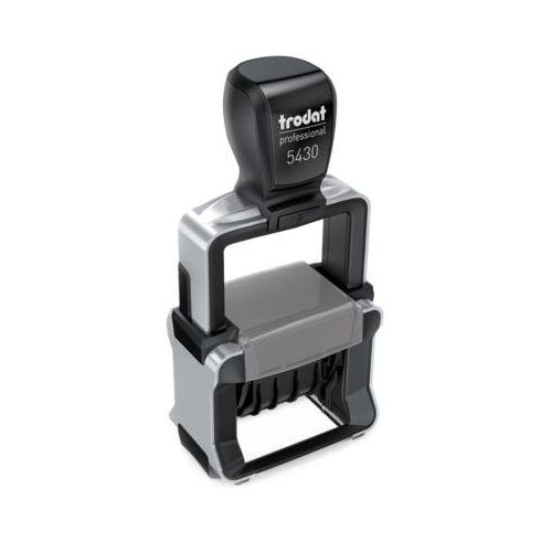 0190084213455 - Text- und Datumsstempel professional office 5430 L mit 3 Texten + Datum Metall Kunststoff Schrifthöhe (Datum) 4mm 0190084213455 