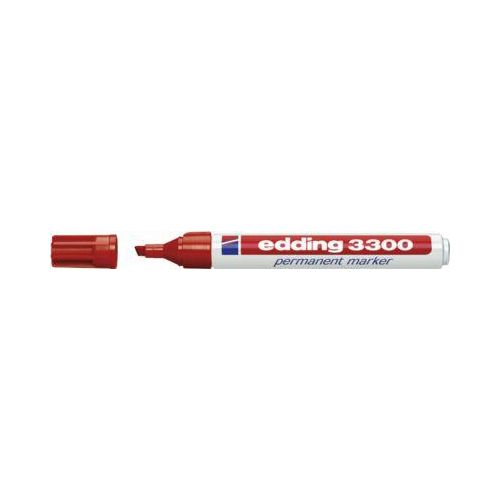 4004764010202 - edding 3300 Permanentmarker Breit Keilspitze 1 - 5 mm Rot Nachfüllbar Wasserbeständig 4004764010202 - edding 3300 Permanentmarker Breit Keilspitze 1 - 5 mm Rot Nachfüllbar Wasserbeständig