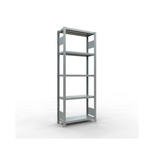 4004514281944 - Schulte Lagertechnik Fachbodenregal-Stecksystem MULTIplus 250 Grundregal Längenriegel 2000x750x300 mm 5 Böden verzinkt