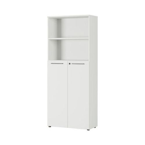 4005949423633 - Aktenschrank Agenda 5 OH B 800 x H 1970 x T 400 mm 2 offene Fächer abschließbar lichtgrau 4005949423633 - Aktenschrank Agenda 5 OH B 800 x H 1970 x T 400 mm 2 offene Fächer abschließbar lichtgrau