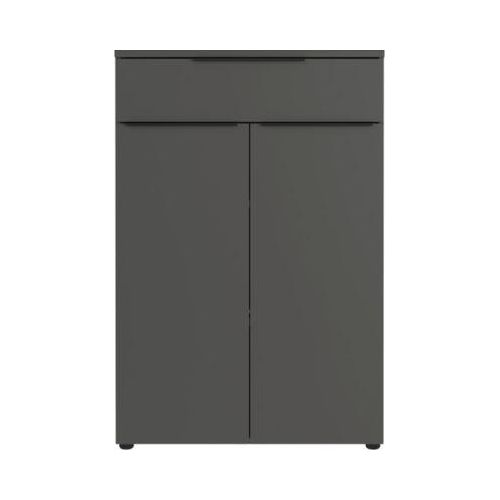 4005949436916 - Kombischrank Porto 1 Schublade 2 Türen und 2 Einlegeböden 2 OH B 810 x T 400 x H 1200 mm graphit 4005949436916 - Kombischrank Porto 1 Schublade 2 Türen und 2 Einlegeböden 2 OH B 810 x T 400 x H 1200 mm graphit