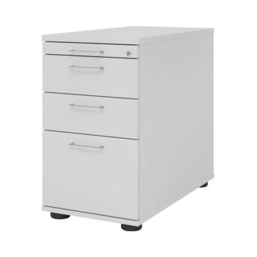 4032062185322 - Standcontainer Breno 13336 Utensilien- & Hängeregistraturschub B 428 x T 800 x H 720-760 mm Spanplatte Lichtgrau