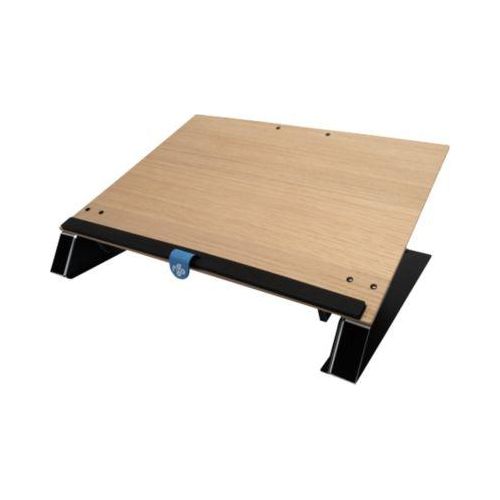 8719274491309 - Dokumentenhalter R-Go Read2Write ergonomisch Lese- und Schreibfunktion mit Handgelenkstütze L 320 x B 460 x H 168 mm Eichenholz und Aluminium