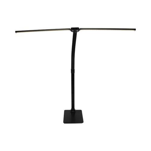 4255678603589 - DOTLUX LED-Schreibtischleuchte TWIN 20W COLORselect 3000 - 6500K dimmbar 120° Abstrahlwinkel L 800 x B 33 x H 680 mm schwarz