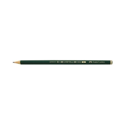 4005401190110 - Bleistift Castell 9000 119011 Härte H dunkelgrün 4005401190110 Faber-Castell
