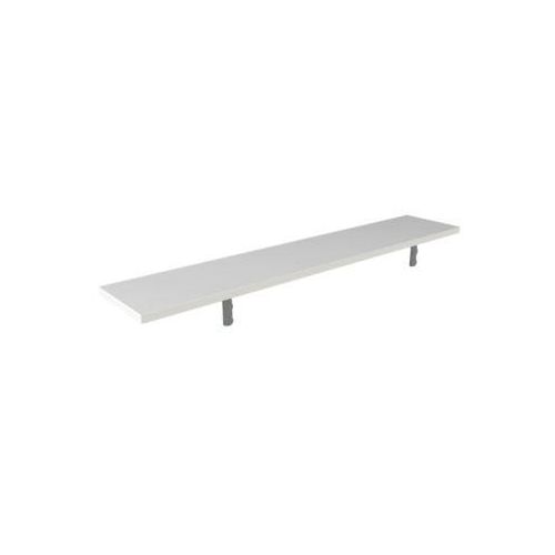 4044917424432 - Taschenablage für Empfangstheken Atlantis weiß B 1000 x T 190 mm 4044917424432 - Taschenablage für Empfangstheken Atlantis weiß B 1000 x T 190 mm