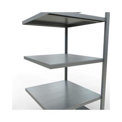 4004514284280 - Schulte Lagertechnik Fachbodenregal-Stecksystem MULTIplus 250 Anbauregal Längenriegel 2000x750x800 mm 5 Böden verzinkt