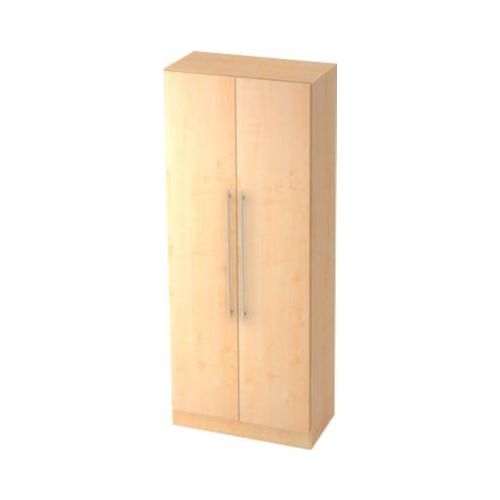 4032062023730 - Matrix Flügeltürenschrank Melaminharzbeschichtete Spanplatte 4 Fachböden 800 x 420 x 2004 mm Ahorn Braun