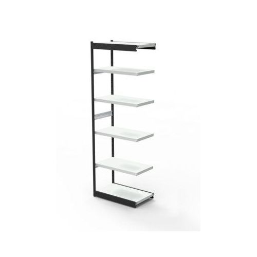 4044917036406 - Büro-Regalsystem ohne Rückwand Regalhöhe 2250 mm Anbauregal Breite x Tiefe 750 x 300 mm kaiserkraft