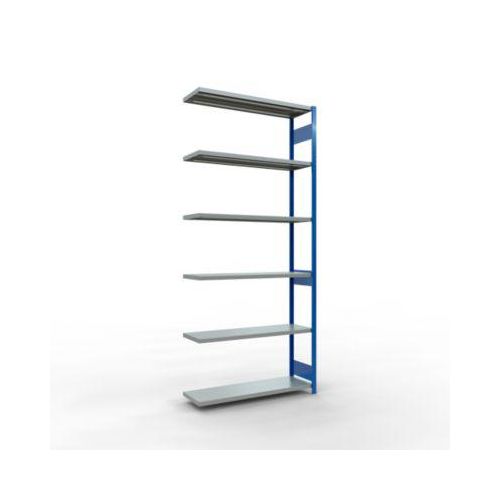 4004514282927 - SCHULTE Lagertechnik Fachbodenregal - Stecksystem MULTIplus 250 Anbauregal Längenriegel 3000x1300x400 mm 7 Böden enzianblau verzinkt 4004514282927 - SCHULTE Lagertechnik Fachbodenregal - Stecksystem MULTIplus 250 Anbauregal Längenriegel 3000x1300x400 mm 7 Böden enzianblau verzinkt