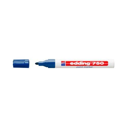 4004764018529 - edding 750 Permanent Lackmarker Blau Mittel Rundspitze 2 - 4 mm Wasserbeständig 4004764018529 - edding 750 Permanent Lackmarker Blau Mittel Rundspitze 2 - 4 mm Wasserbeständig