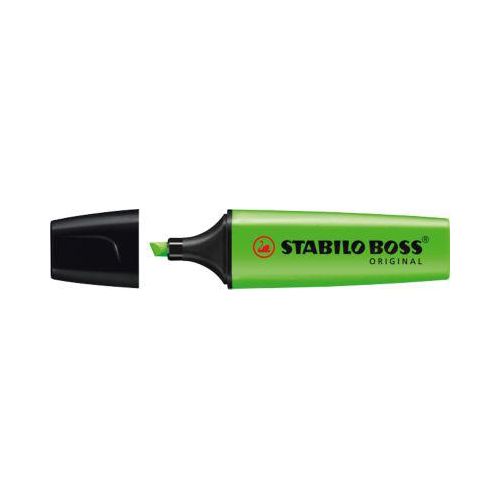 4006381333641 - Textmarker STABILO® BOSS Original Keilspitze lichtbeständig schnell trocknend grün 1 Stück