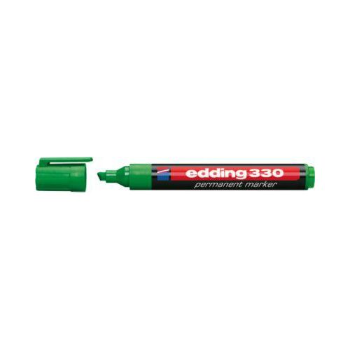 4004764390823 - edding 330 Permanentmarker Breit Keilspitze 1-5 mm Grün Nachfüllbar Wasserbeständig