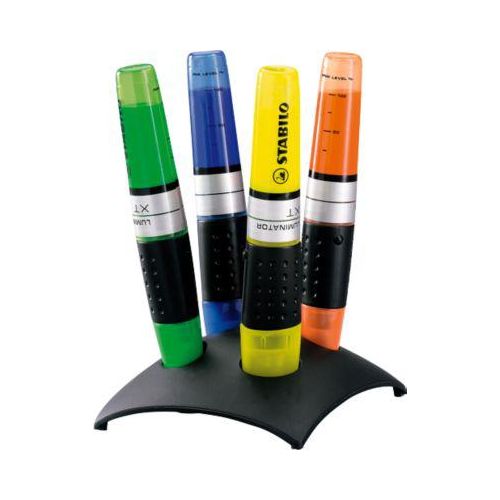 4006381176583 - Textmarker LUMINATOR 7104-2 Etui 4-farbig sortiert 2-5mm Keilspitze 4006381176583 4 Stück 4006381176583 - Textmarker LUMINATOR 7104-2 Etui 4-farbig sortiert 2-5mm Keilspitze 4006381176583 4 Stück
