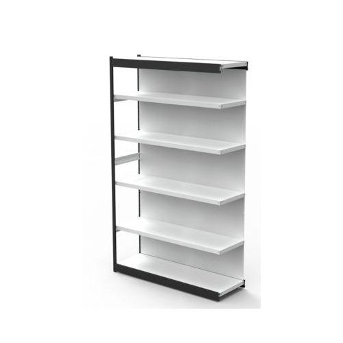 4044917043206 - Stahlregal PROGRESS 2000 Regalfeld Rückwand H 2250 x B 1000 x T 300 mm Rahmen schwarz