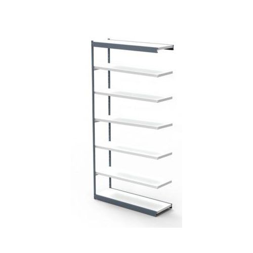 4044917420762 - Stahlregal PROGRESS 2000 Regalfeld ohne Rückwand H 2600 x B 1000 x T 300 mm Rahmen silber