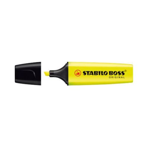 4006381333627 - Textmarker STABILO® BOSS Original Keilspitze lichtbeständig schnell trocknend gelb 1 Stück