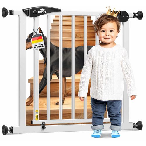 4255598367172 - Kidiz® Türschutzgitter ? Absperrgitter ? Treppengitter ? Kindergitter Gitter Haustier