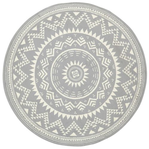 4255636648126 - NYVI Teppich Celebration - Für Fußbodenheizung geeignet Strapazierfähig Leicht zu reinigen FarbeGrau GrößeØ 140 cm