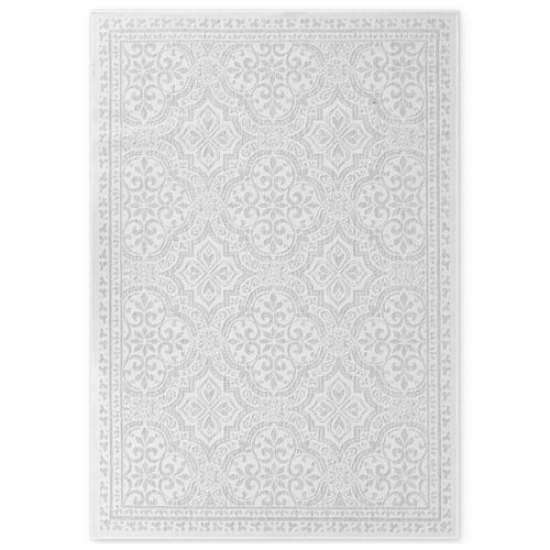 4255636649659 - NYVI Teppich Duet - Wetterfest UV-beständig Für Innen und Außen Größe200x290 cm FarbeWeiß Grau 4255636649659 - NYVI Teppich Duet - Wetterfest UV-beständig Für Innen und Außen Größe200x290 cm FarbeWeiß Grau