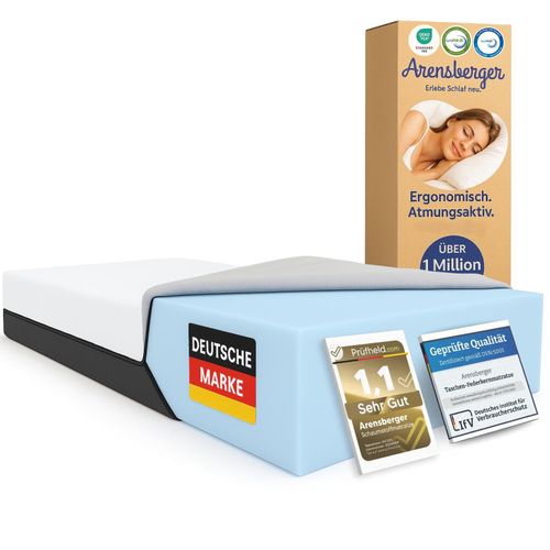 4250263744753 - ARENSBERGER SARA Gelschaum Matratze 80x200 cm – 16 cm NANOCELL® Gel-Schaum – H3 Härtegrad – Atmungsaktiv – Abnehmbarer Bezug 240g m² – Waschbar bis 60°C – Rollmatratze Komfortmatratze 4250263744753 - ARENSBERGER SARA Gelschaum Matratze 80x200 cm – 16 cm NANOCELL® Gel-Schaum – H3 Härtegrad – Atmungsaktiv – Abnehmbarer Bezug 240g m² – Waschbar bis 60°C – Rollmatratze Komfortmatratze