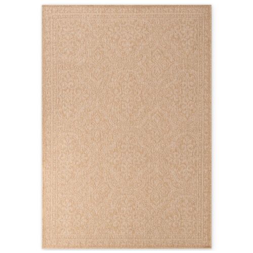 4255636649697 - NYVI Teppich Duet - Wetterfest UV-beständig Für Innen und Außen Größe160x230 cm FarbeJute Weiß