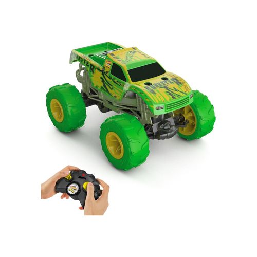 0194735195428 - Hot Wheels RC Monster Trucks Gunkster im Maßstab 115 batteriebetriebener RC-Truck