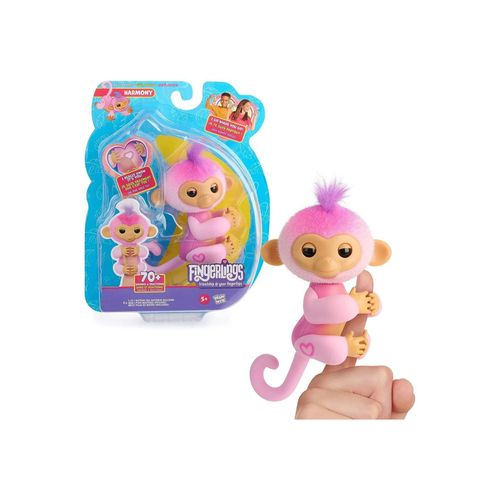 0771171131113 - Rappelkiste Spielwaren 3111-1 - WowWee - Fingerlings - Interaktives Baby-Äffchen „Harmony“ – Reagiert auf Ton Bewegung & Berührung