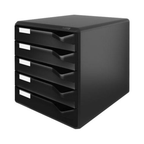 4002432363377 - AKTION LEITZ Schubladenbox Post-Set  schwarz 52930095 DIN A4 mit 5 Schubladen mit Prämie nach Registrierung