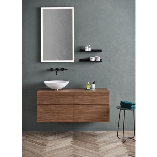 4024718630591 - - LED-Spiegel SPFR450S1 rechteckig b 450mm h 800mm t 40mm dimmbar 6741001 Farbe Schwarz Matt - 6741001899