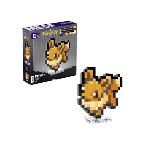 0194735190805 - MegaBloks Konstruktionsspielzeug MEGA Pokémon Evoli Bauspielzeug-Set Retro-Set für Sammler
