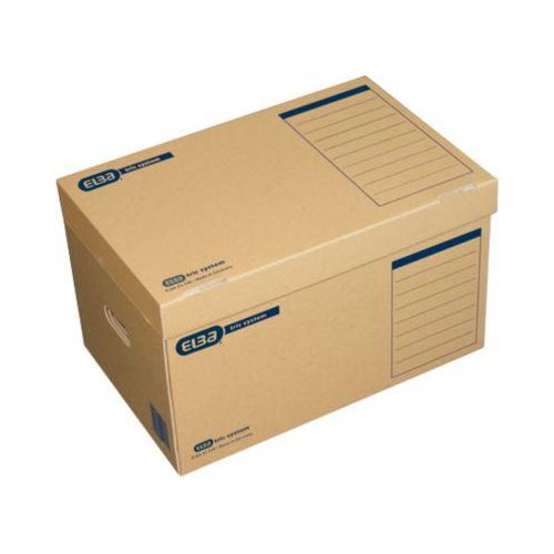4002030144194 - AKTION 10 ELBA Archivcontainer tric system braun 545 x 360 x 320 cm + GRATIS KING Clickdosen Berry 5-tlg