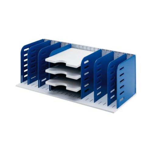 7612176112413 - Sortierstation Styrorac 282-0340738 grau blau 8 Trennwände 3 Tablare 7612176112413 Styro 7612176112413 - Sortierstation Styrorac 282-0340738 grau blau 8 Trennwände 3 Tablare 7612176112413 Styro