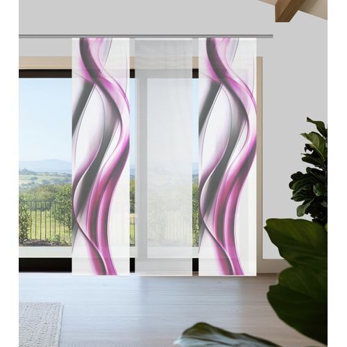 4056751541596 - Schiebegardine VISION S CARA rosa (pink) B60cm H260cm Polyester Gardinen SchiebevorhangBambusoptikDigitaldruckSET 4056751541596 - Schiebegardine VISION S CARA rosa (pink) B60cm H260cm Polyester Gardinen SchiebevorhangBambusoptikDigitaldruckSET