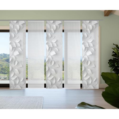 4056751541978 - Schiebegardine VISION S RIXA grau B60cm H260cm Polyester Gardinen SchiebevorhangBambusoptikDigitaldruckSET 4056751541978 - Schiebegardine VISION S RIXA grau B60cm H260cm Polyester Gardinen SchiebevorhangBambusoptikDigitaldruckSET